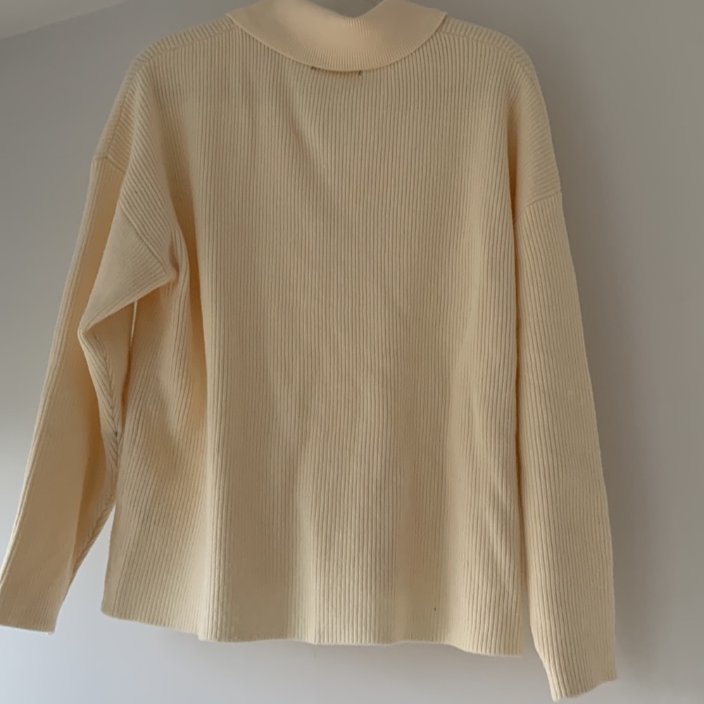 LILLUSORY V Neck Pullover Knitted Henley Sweater - Picture 6 of 11